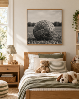Tableau Ballon accroché dans un intérieur