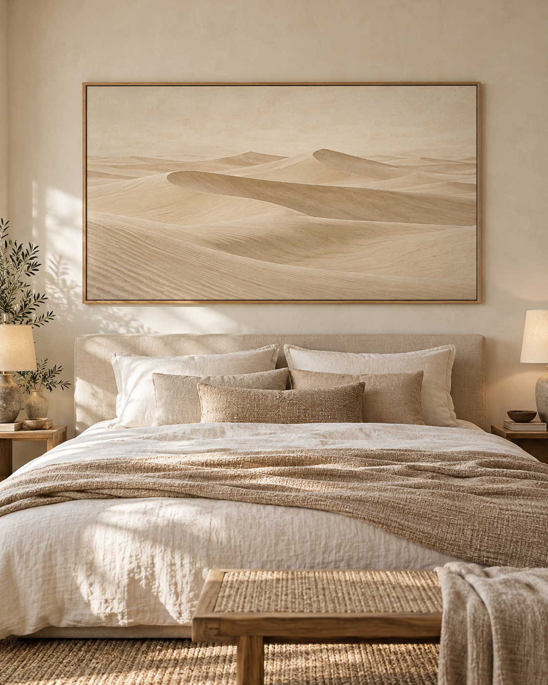 Tableau Grain de sable accroché dans un intérieur