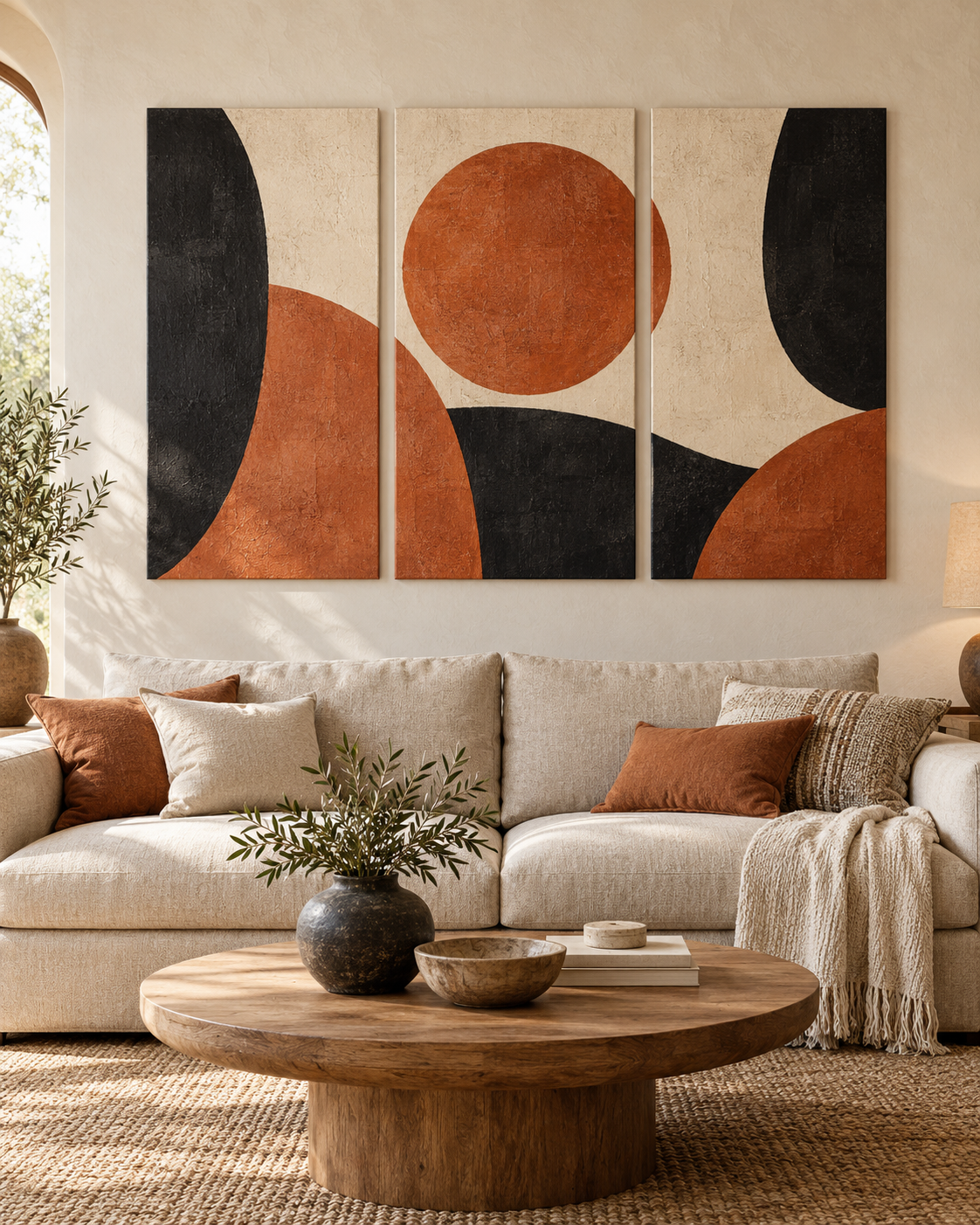 Tableau Rythme accroché dans un intérieur