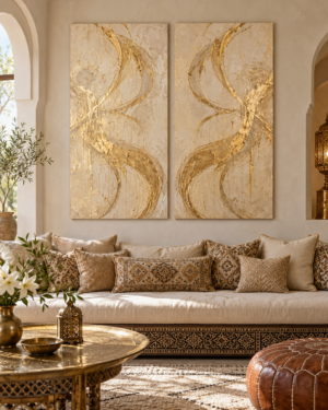 Tableau Souffle accroché dans un intérieur