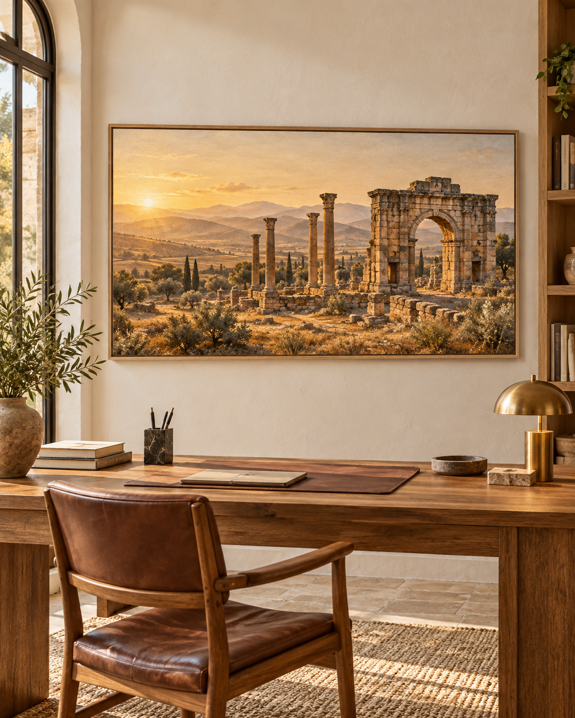 Tableau Volubilis accroché dans un intérieur